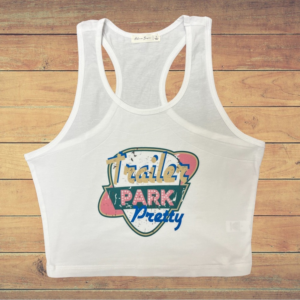 Trailer park pretty tank  S-L available brand new.
